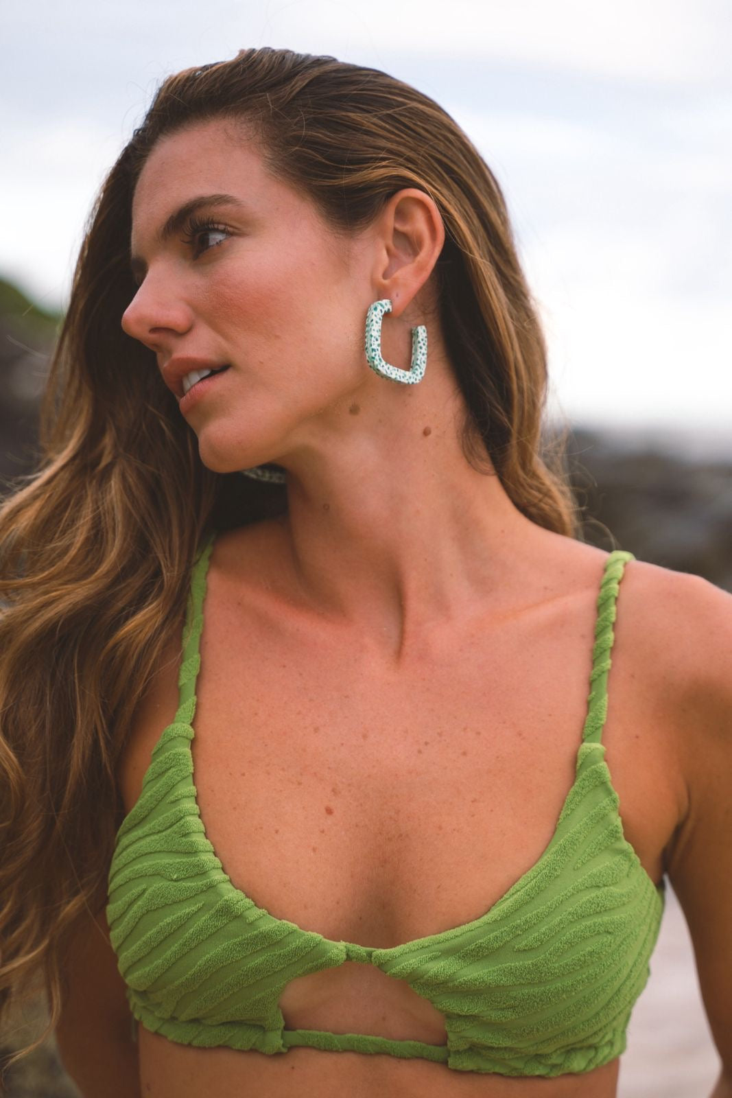 MINT TERRAZZO EARRINGS